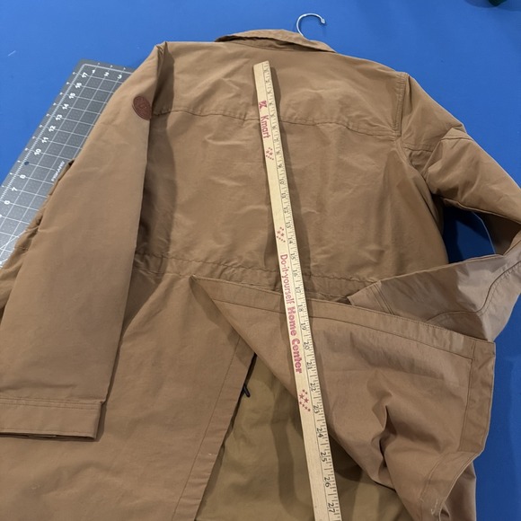 Alpine Design Waxed Jacket Mens XXL Canvas Brown Full-Zip Snowboard Hike - Picture 11 of 14